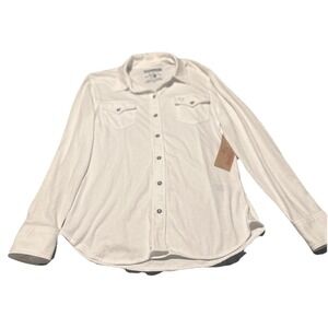 True Religion Women's Knit Georgia Top W Crystal‎ Logo White NWT Size Small $129